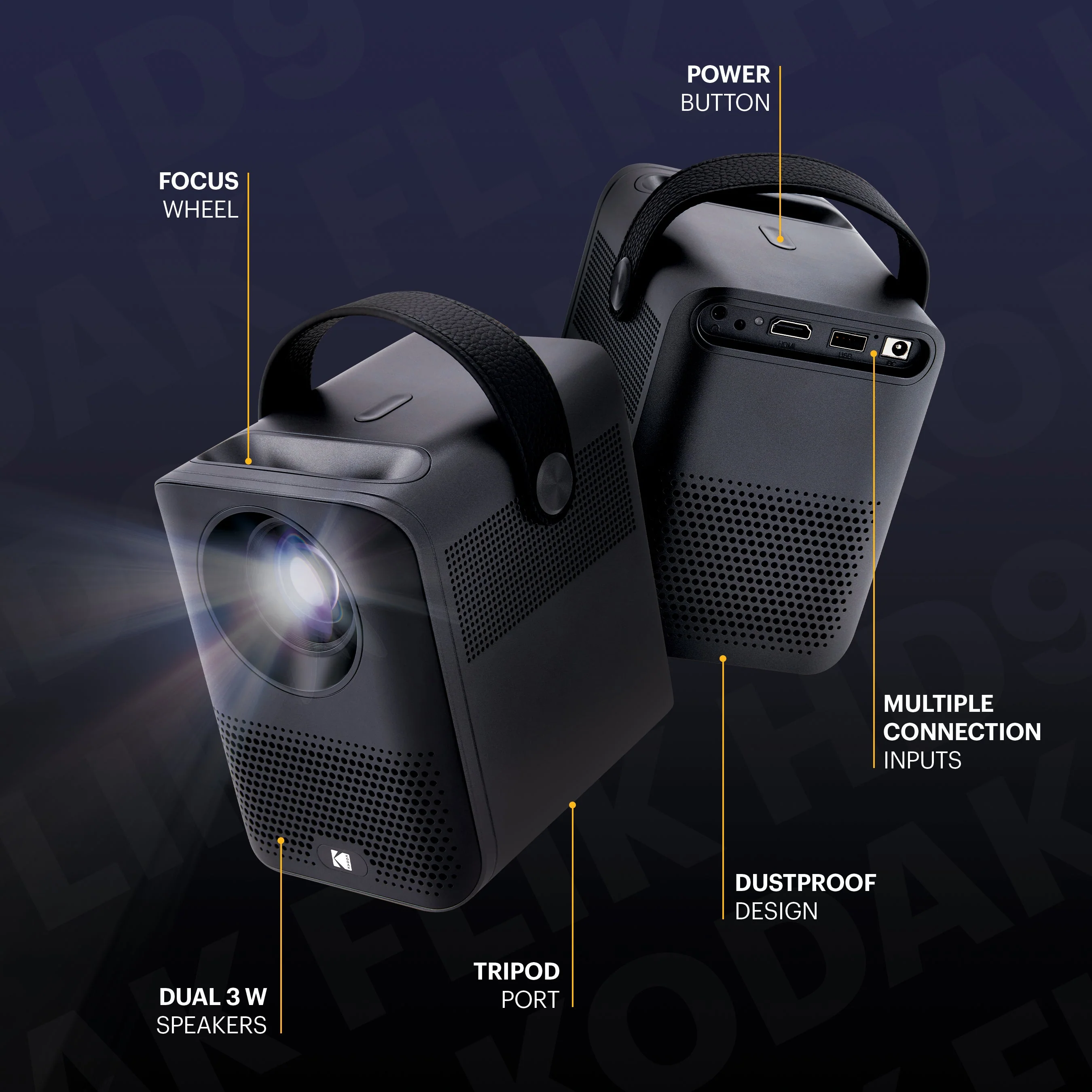 Kodak FLIK HD9 Smart Projector - Image 9
