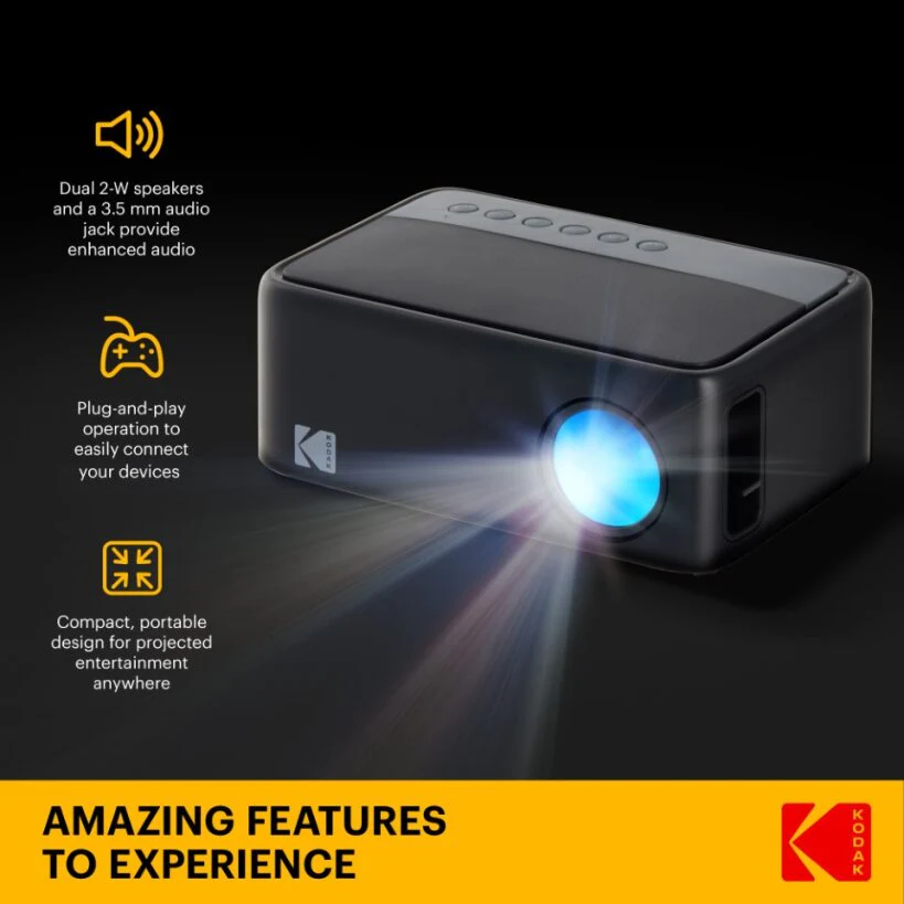 Kodak FLIK X1 Mini Pico Projector - Image 9