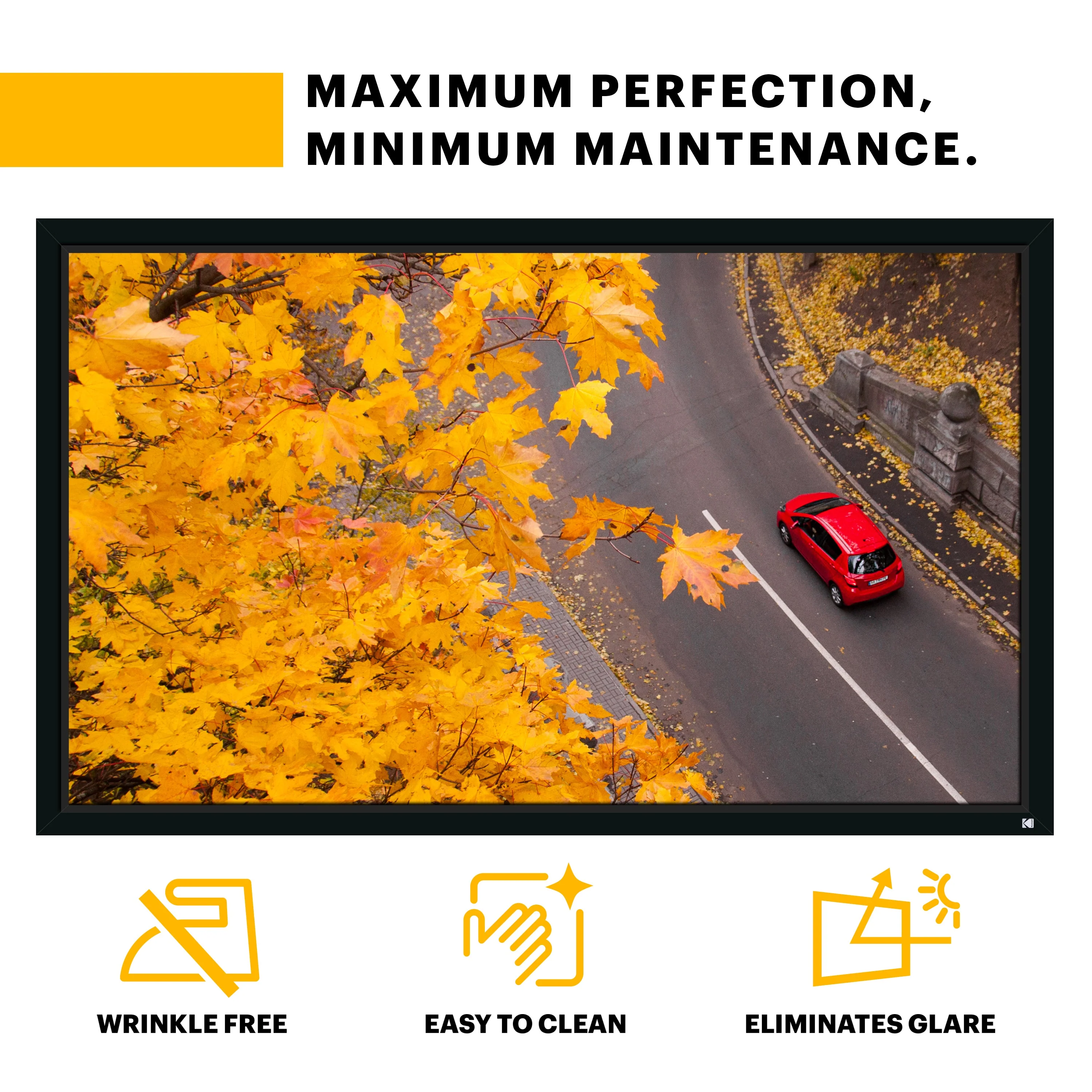 Kodak Projector Screen with Fixed Frame - Image 13