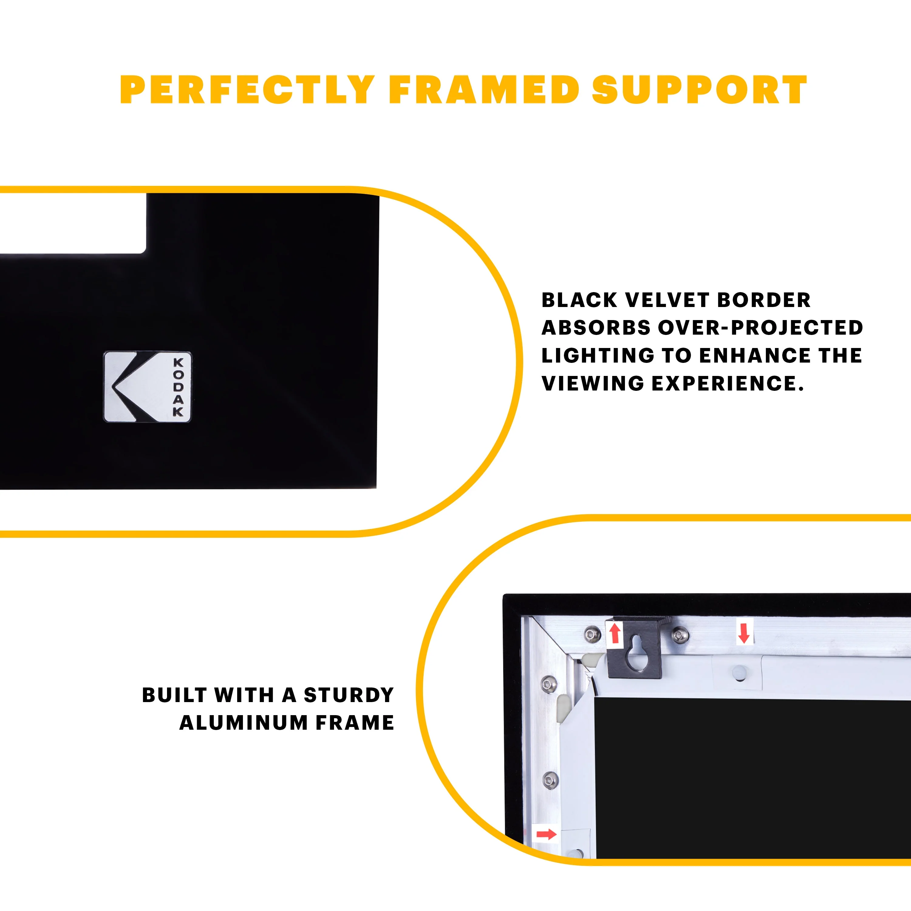 Kodak Projector Screen with Fixed Frame - Image 14