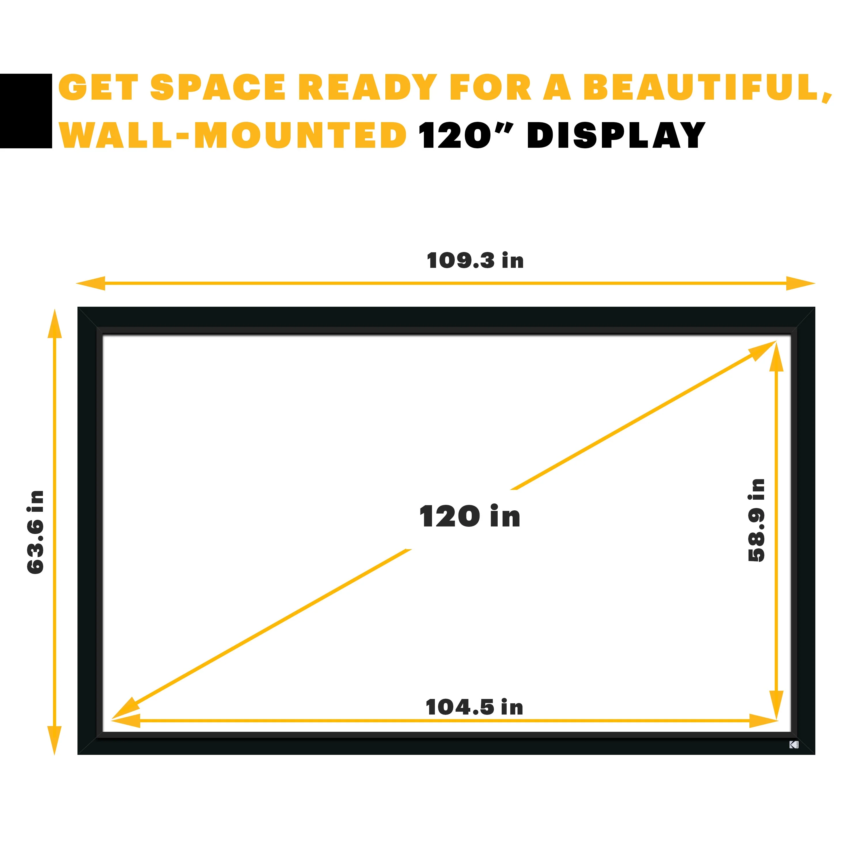 Kodak Projector Screen with Fixed Frame - Image 15