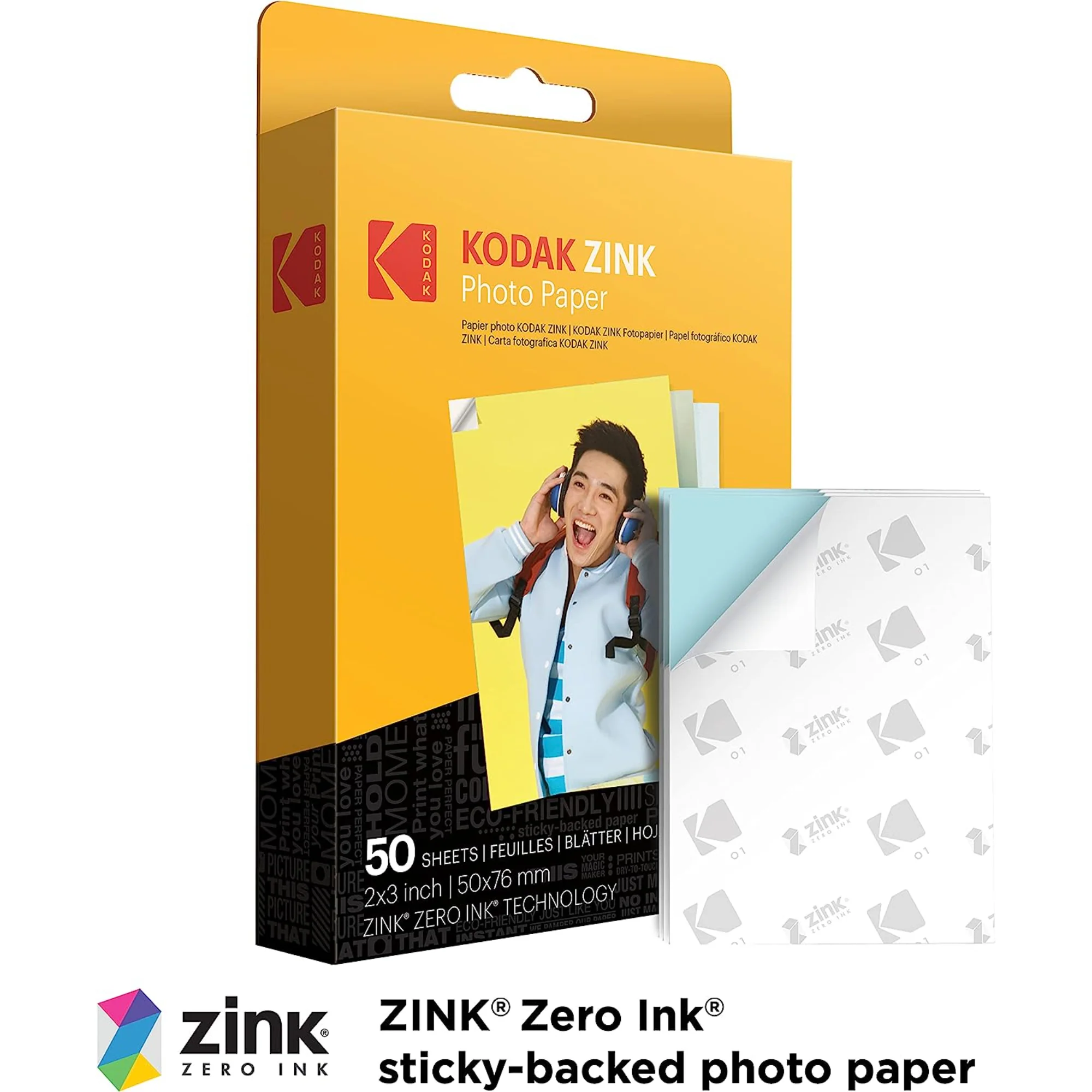 Kodak Zink Photo Paper 2x3" (50 Pack), Frames and Photo Album Bundle - Image 2