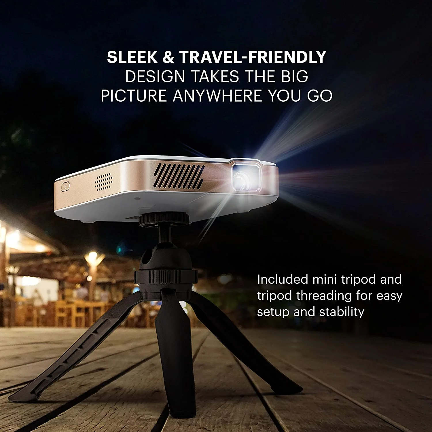 Kodak Luma 450 1920 x 1080 Portable Full HD Smart Projector w/200 Lumens Mini Home Theater - Image 7