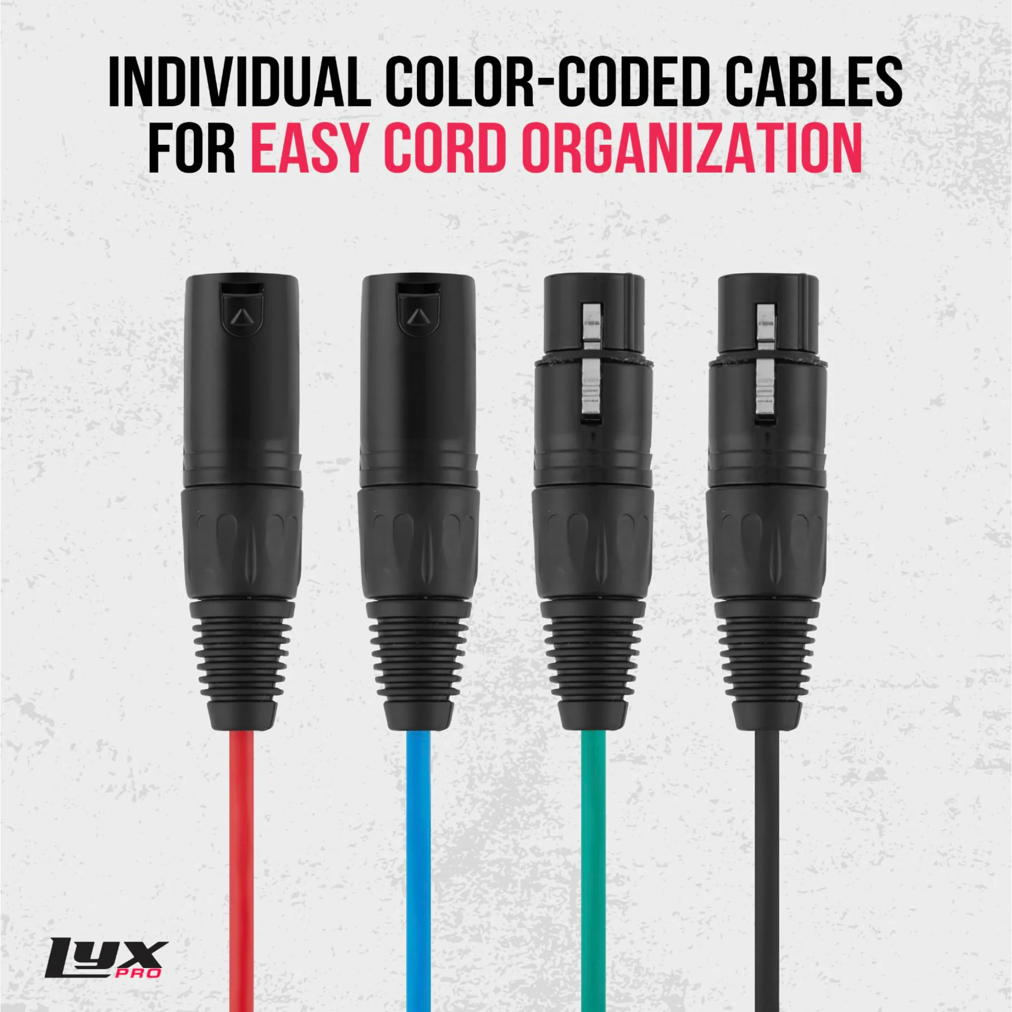 LyxPro XLR to RJ45 Ethercon Audio Snake 4 Channel & 3 Pin, Male & Female Pair with Cables - Image 4