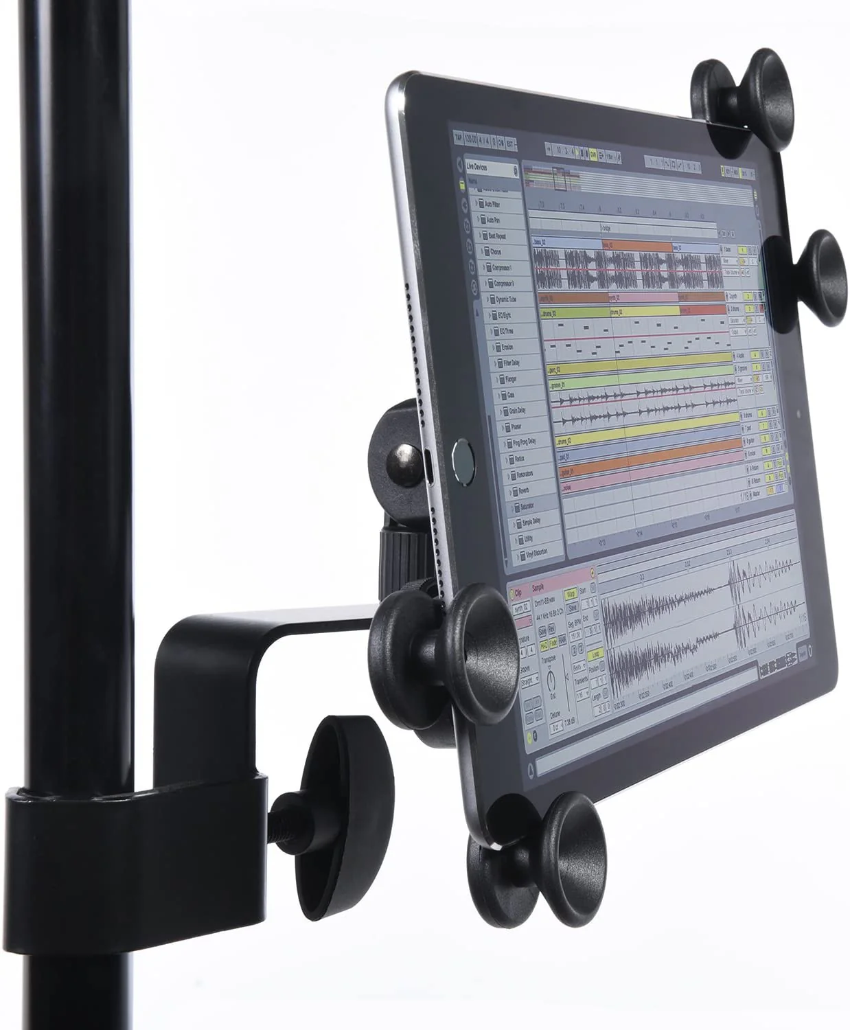Microphone Music Stand Mount Holder for Tablet iPhone Ipad & Android - Image 8