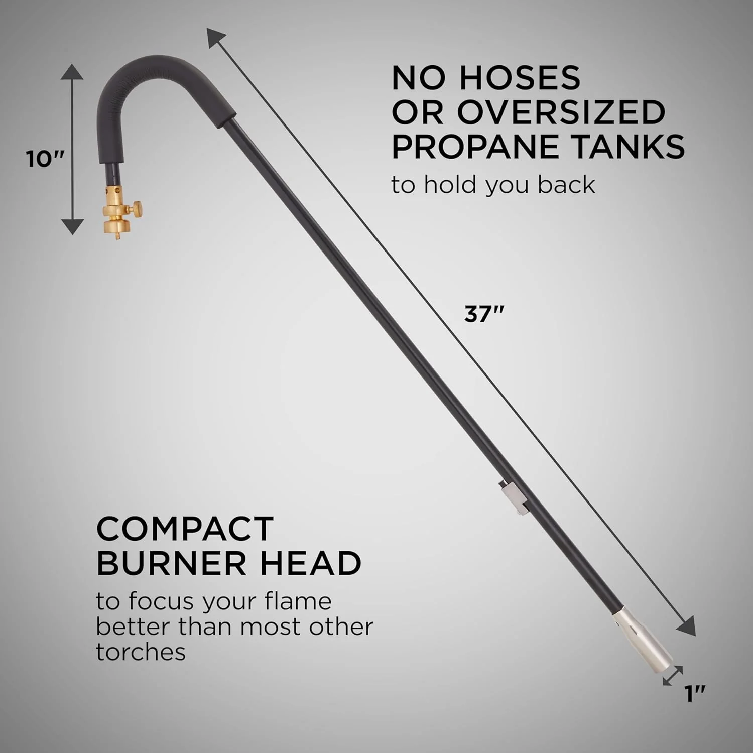 Mini Propane Torch with Self Igniter, Handheld Weed Burner Tool with Built-In Lighter 24.000 BTU - Image 5