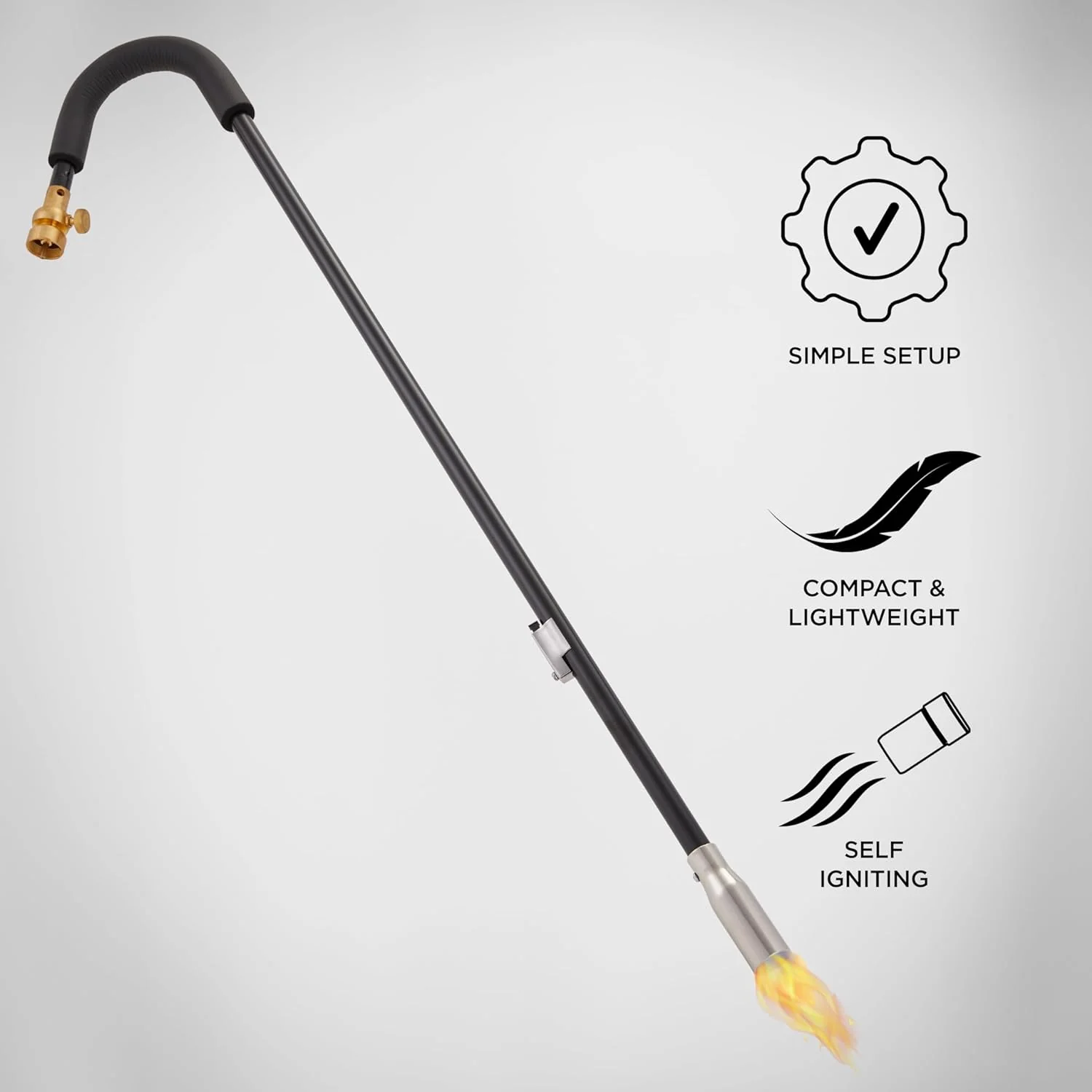 Mini Propane Torch with Self Igniter, Handheld Weed Burner Tool with Built-In Lighter 24.000 BTU - Image 6