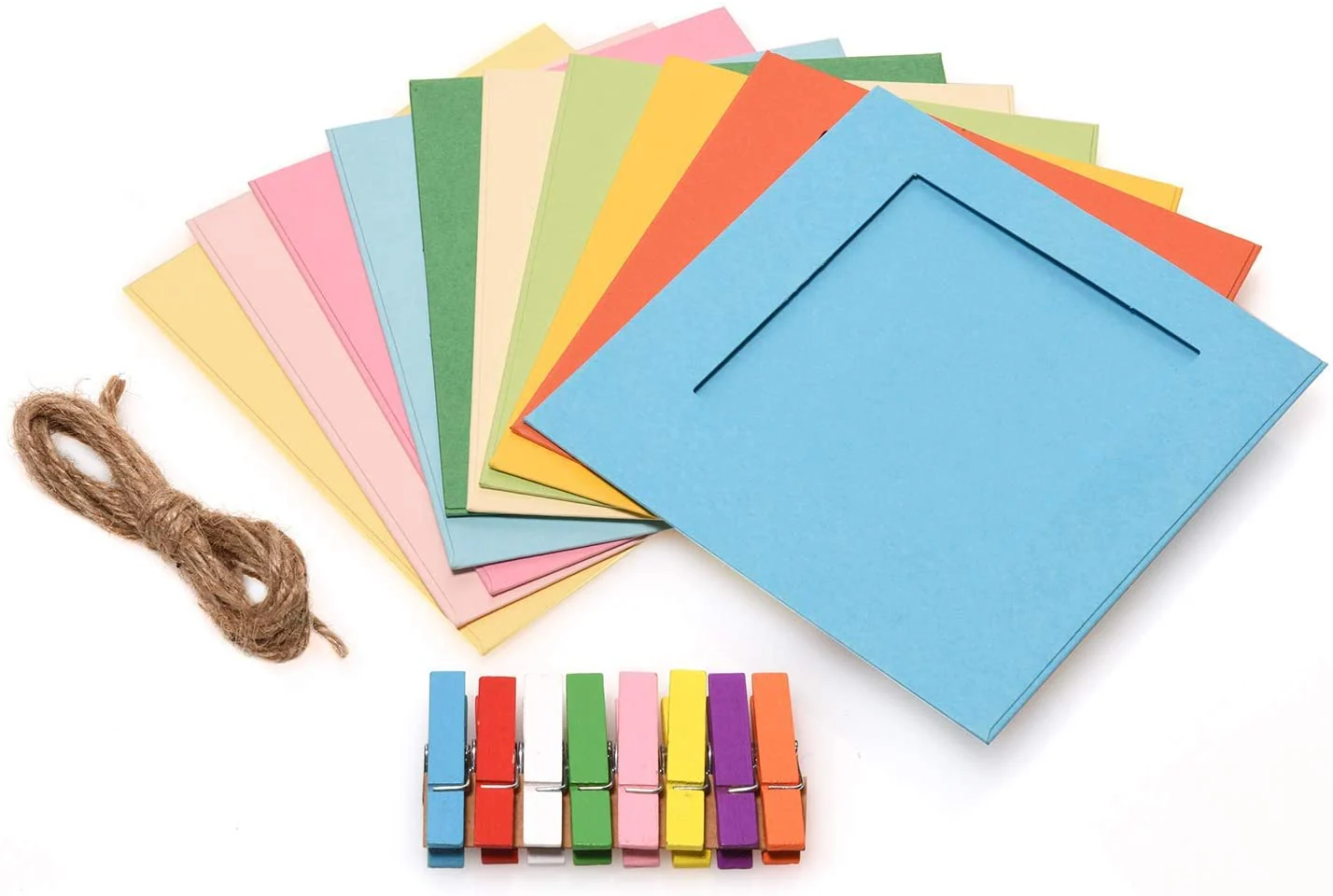 Zink Photo Square Frames, string and clips - Image 2