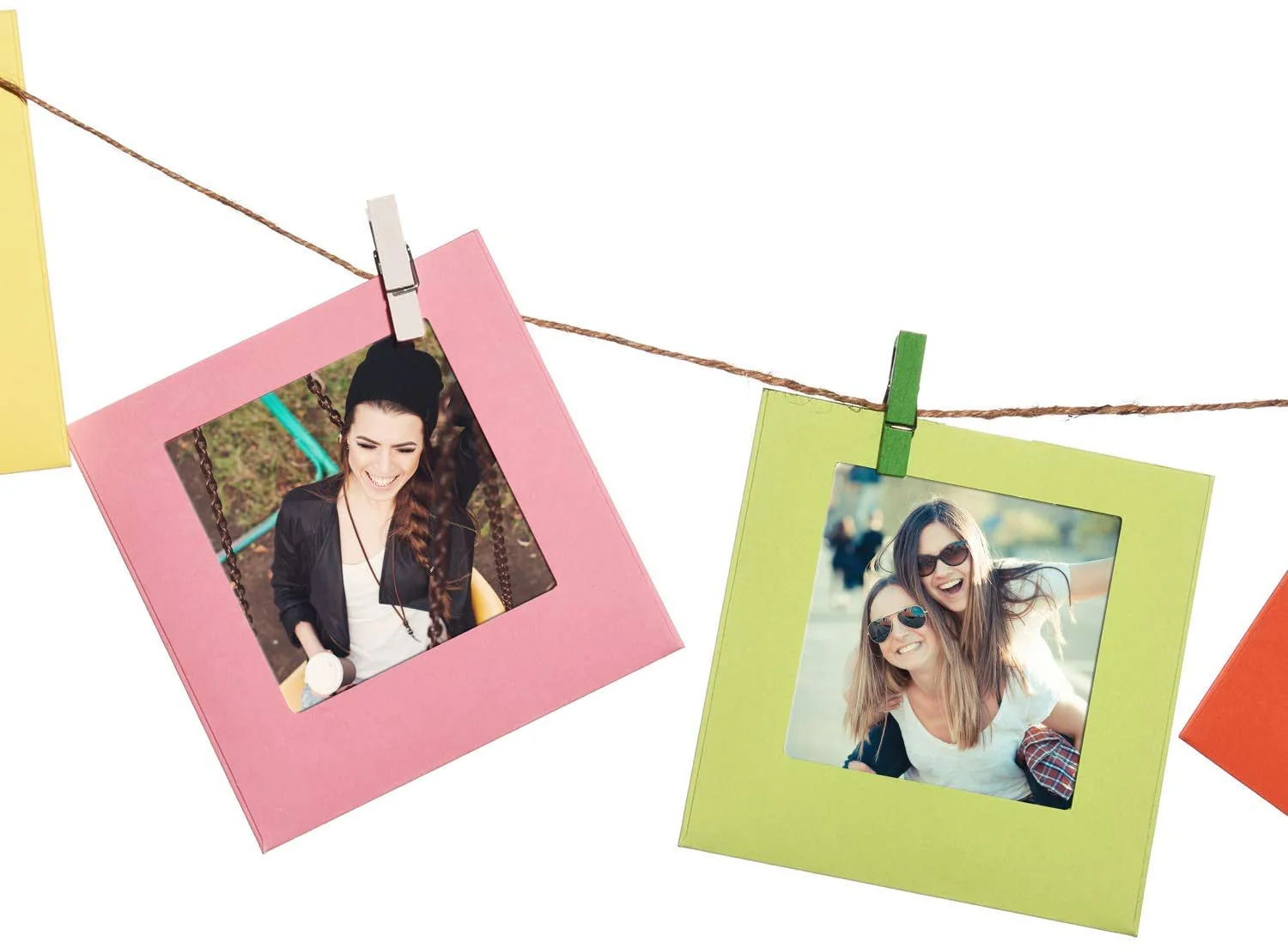 Zink Photo Square Frames, string and clips - Image 4