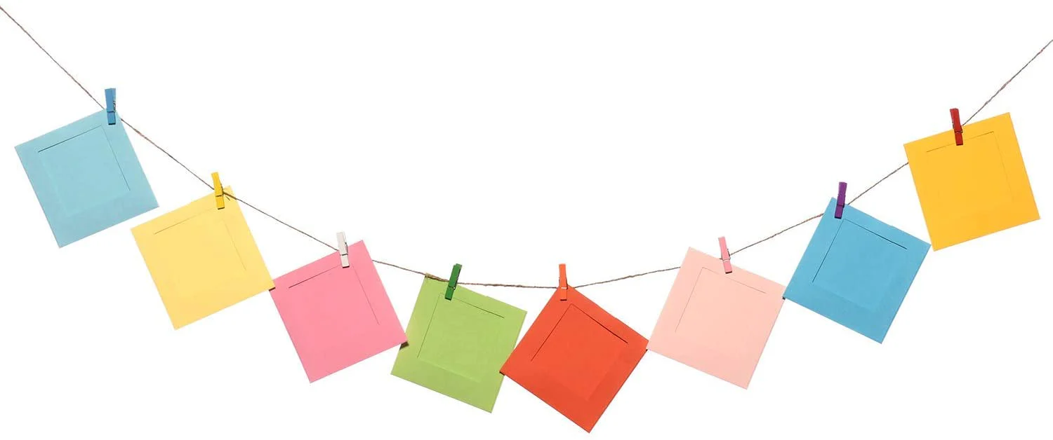 Zink Photo Square Frames, string and clips - Image 5