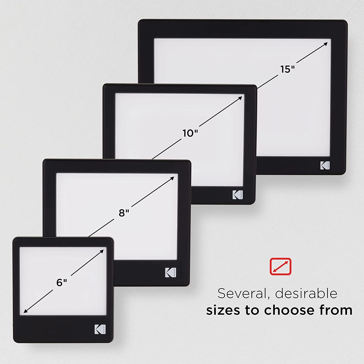 Kodak Portable Film & Slide LED Light Box, 7''x 5'' Negatives, Slides & Film Photos Viewer & Scanner - Image 7
