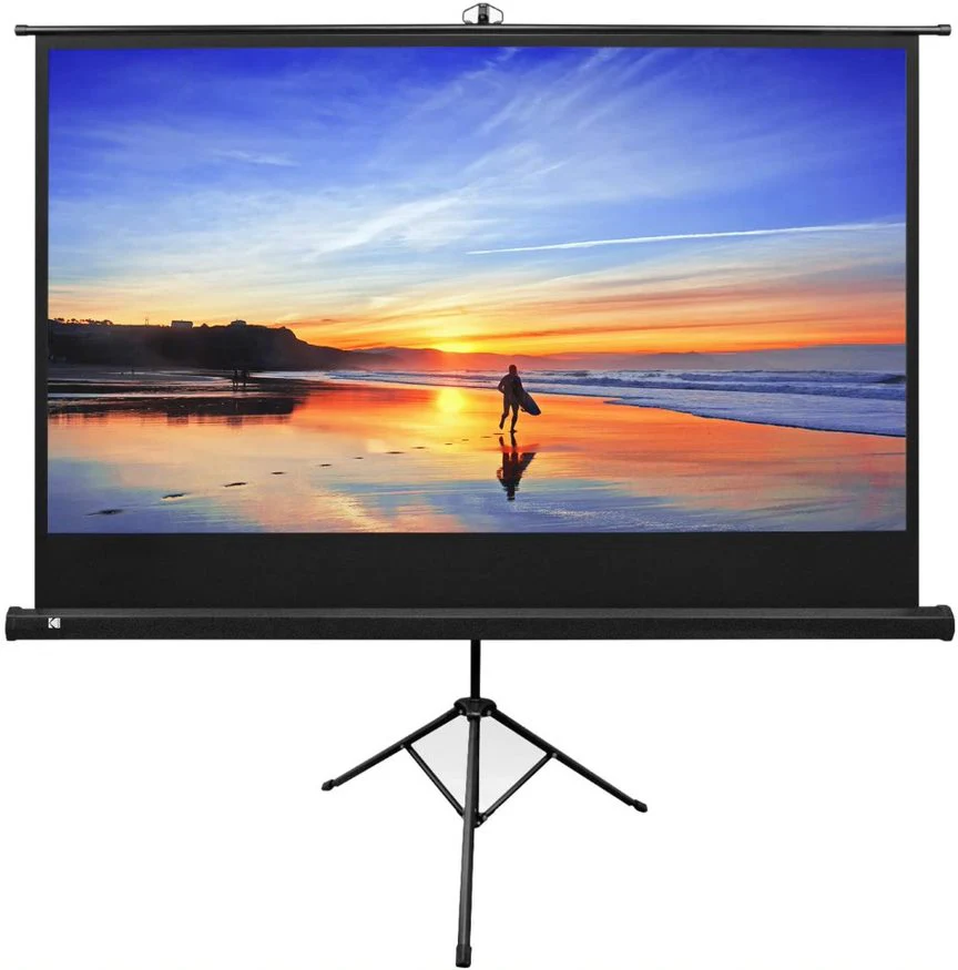 Kodak Projector Screen 80ʺ with Tripod Stand & Carrying Bag