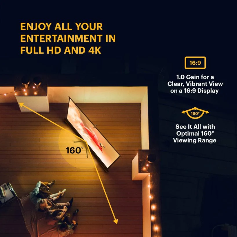 Kodak Projector Screen 80ʺ with Tripod Stand & Carrying Bag - Image 3