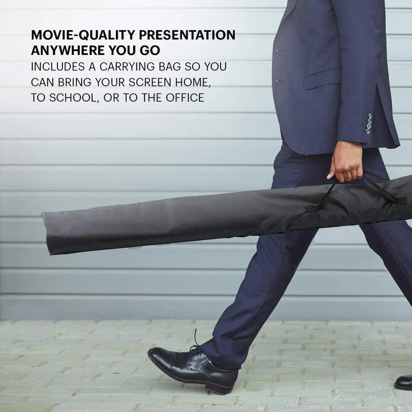 Kodak Projector Screen 80ʺ with Tripod Stand & Carrying Bag - Image 5