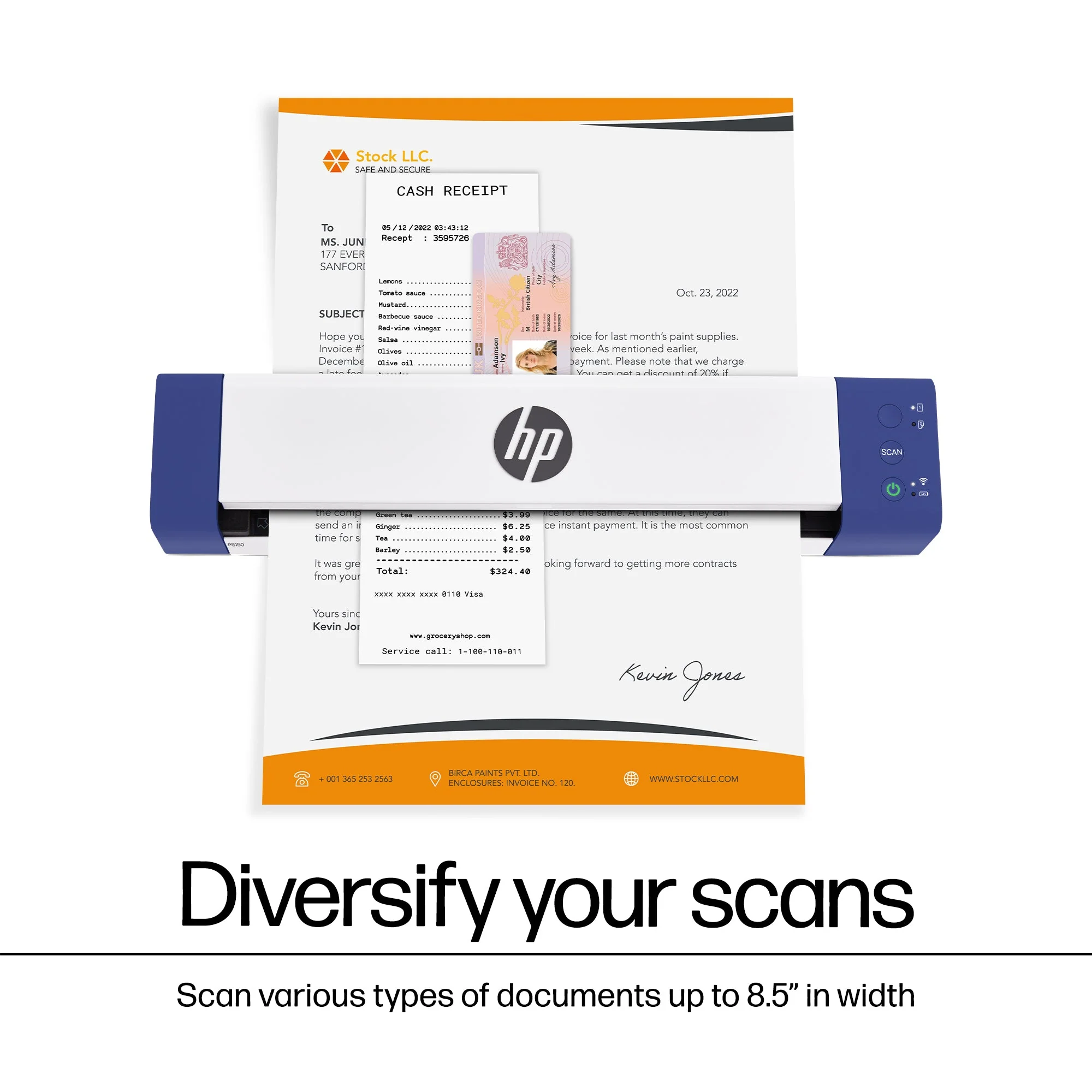 HP PS150: HP Wireless Portable Document Scanner for Double-Sided Scanning - Image 3