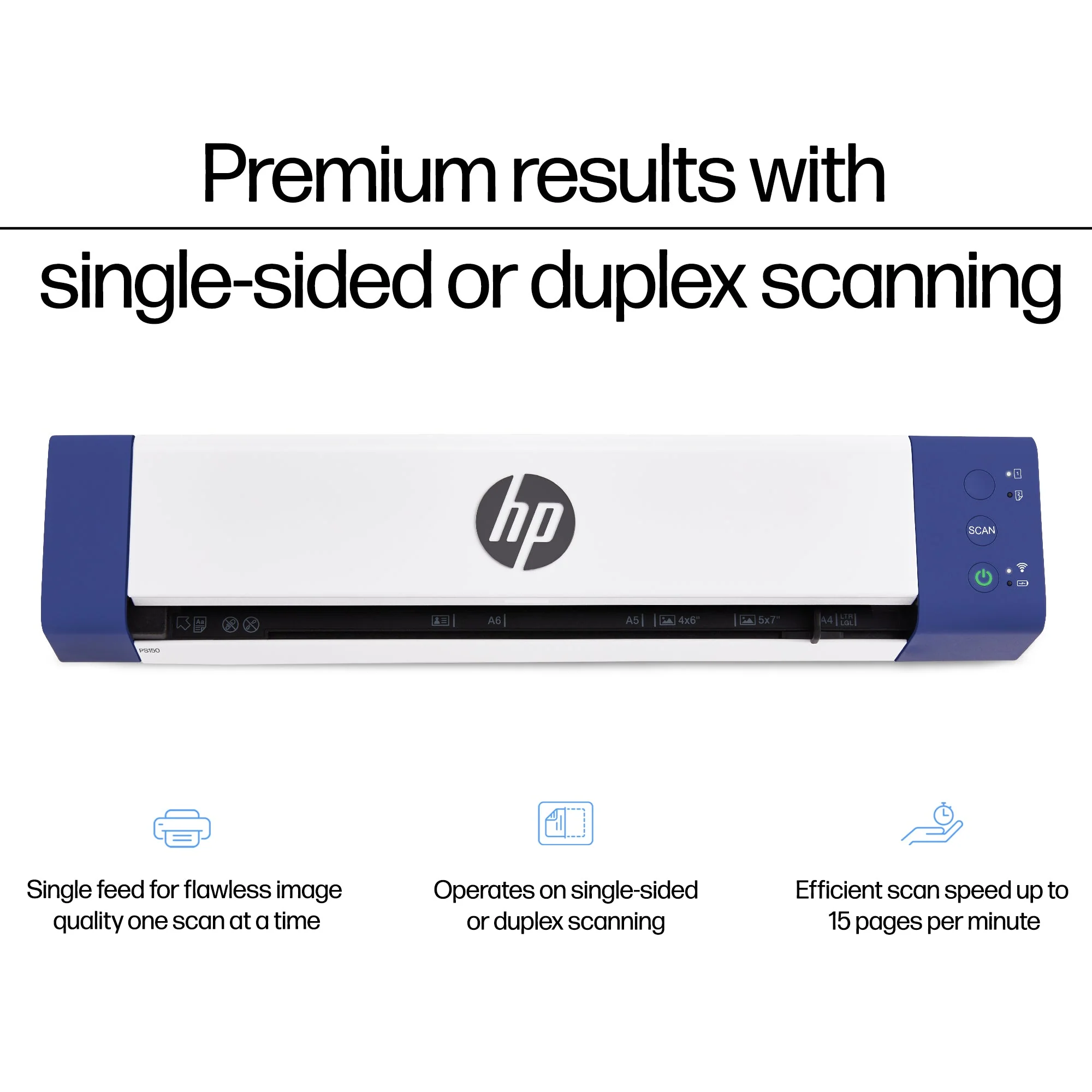 HP PS150: HP Wireless Portable Document Scanner for Double-Sided Scanning - Image 7