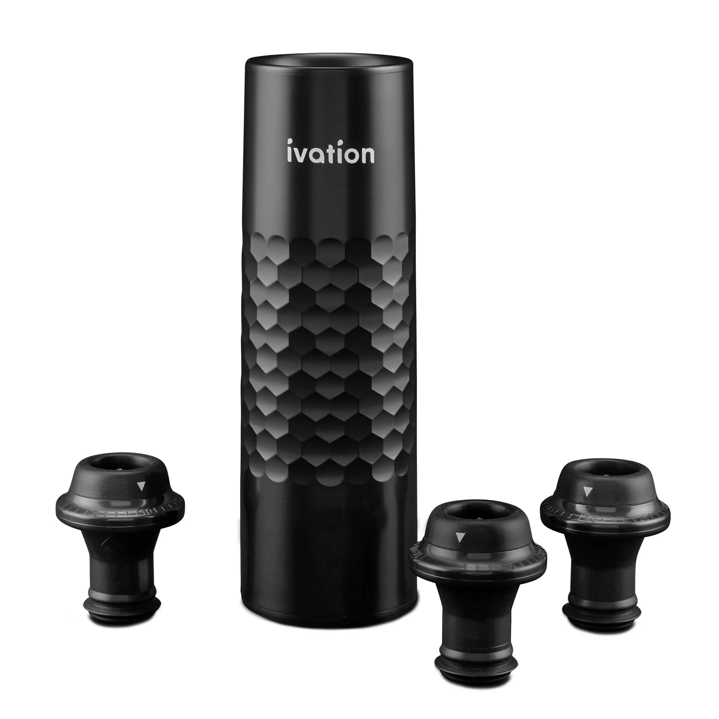 Ivation 6-Piece Rechargeable Wine Saver Pump with Reusable Wine Stoppers - Image 6