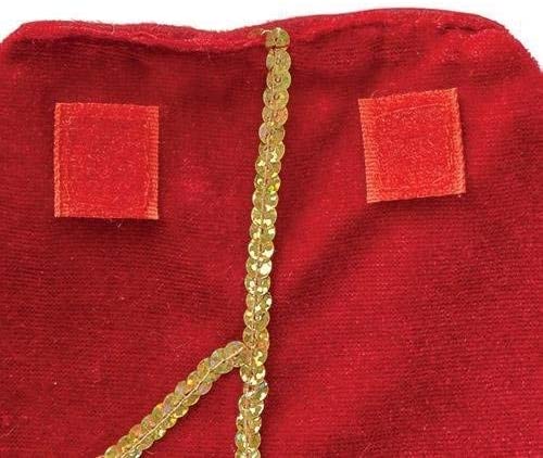Poinsettia Christmas Tree Skirt Gold by Christmas Tree - Image 2