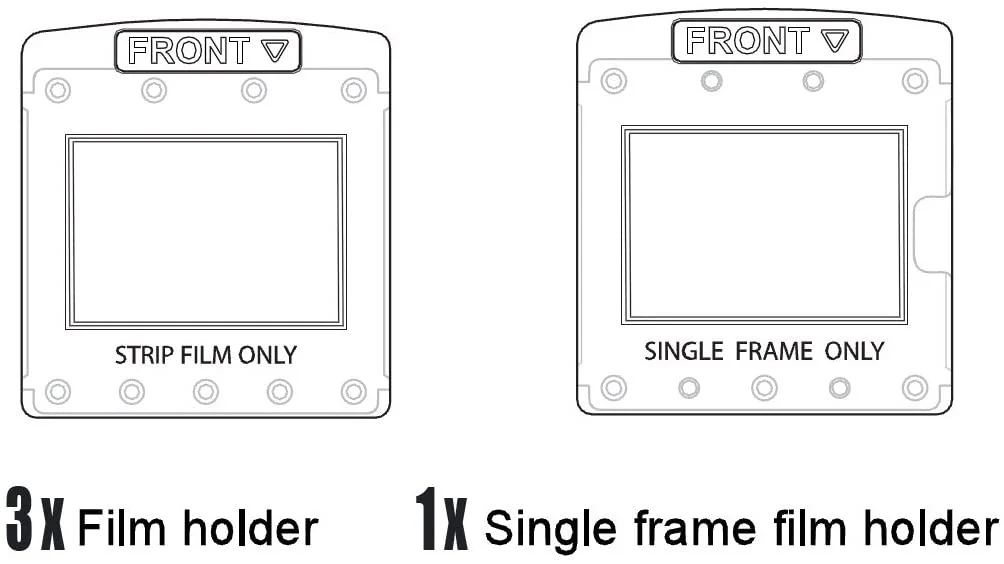 Replacement Film Holders for DB-FS150 Film Slide and Negative Scanner - Image 3