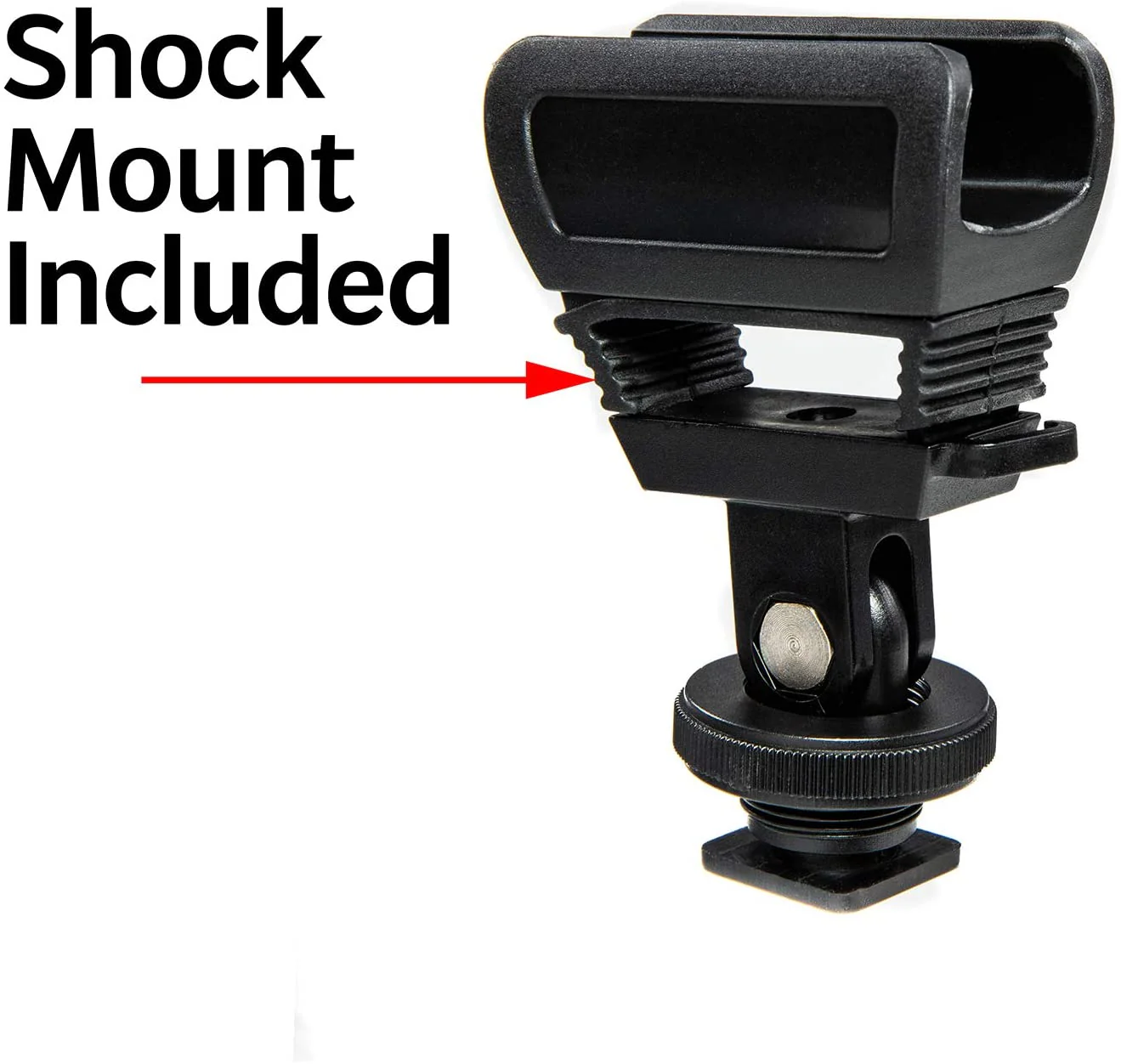 Shotgun Microphone with Shock Mount and Wind Screen - Image 3
