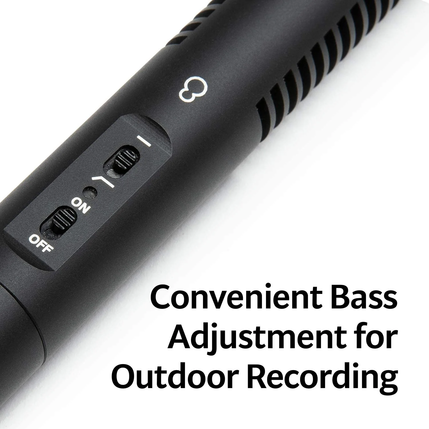 Shotgun Microphone with Shock Mount and Wind Screen - Image 6