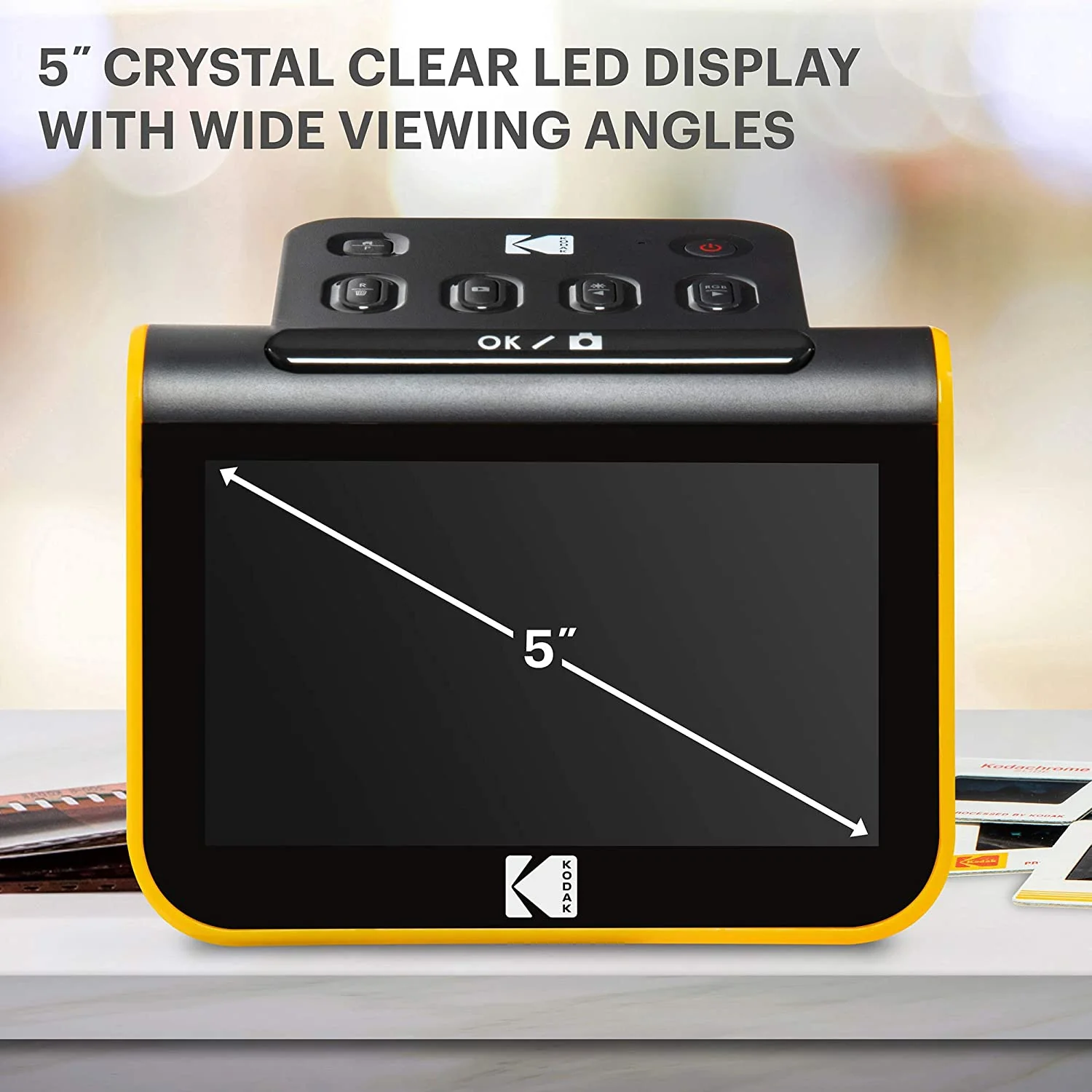Kodak Slide and Scan Digital Film and Slide Scanner, with Large 5” LCD Screen - Image 3