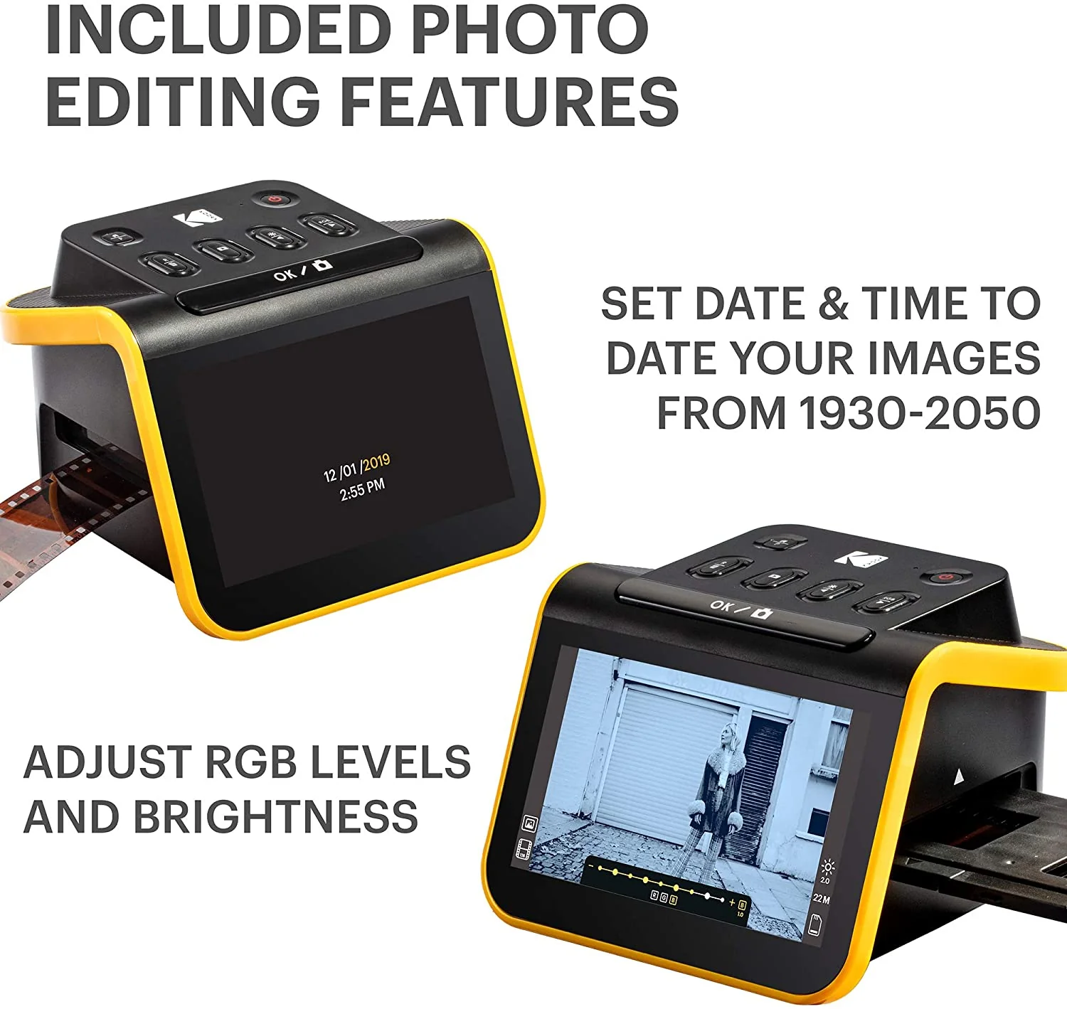 Kodak Slide and Scan Digital Film and Slide Scanner, with Large 5” LCD Screen - Image 6
