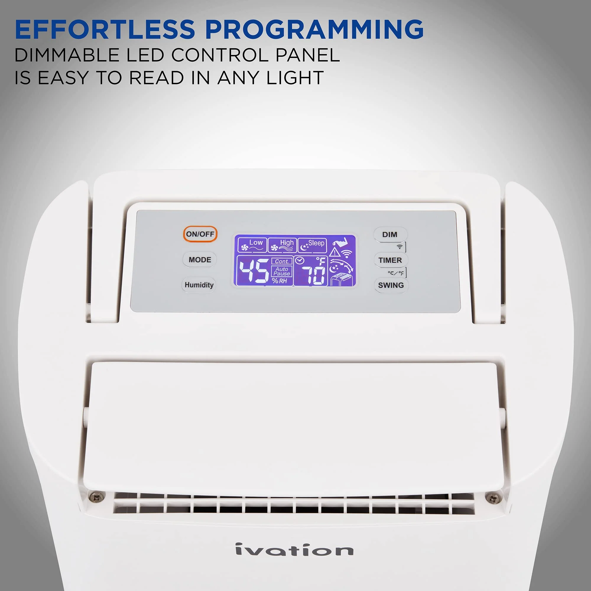 Ivation 19 Pint Smart Dehumidifier, Desiccant Dehumidifier with Drain Hose, Spaces Up to 410 Sq Ft - Image 6