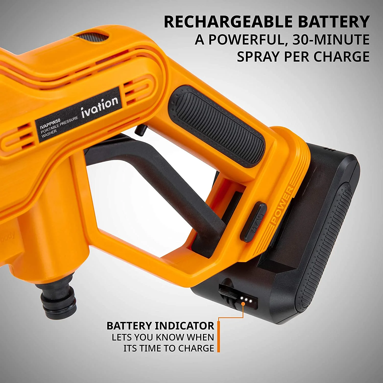Replacement or Spare Battery for IVABC40 Portable Pressure Washer - Image 7