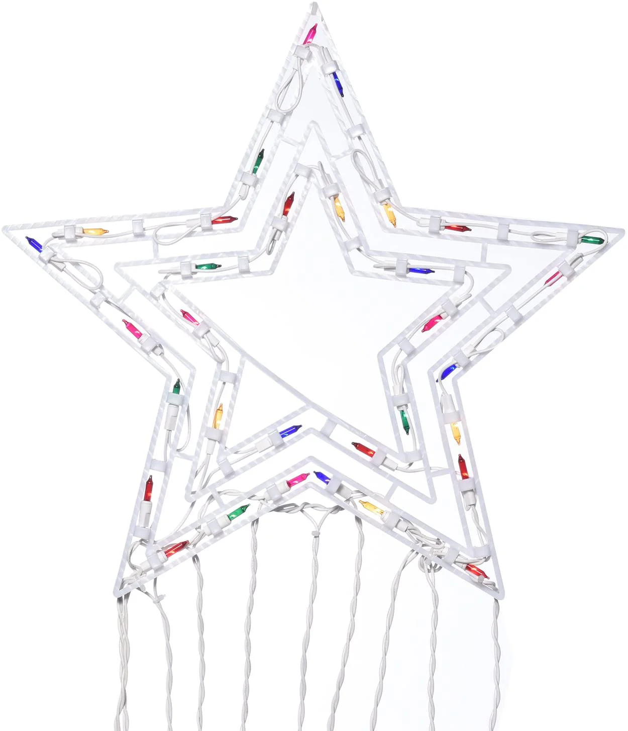 String Light Christmas Tree with Star - Image 3
