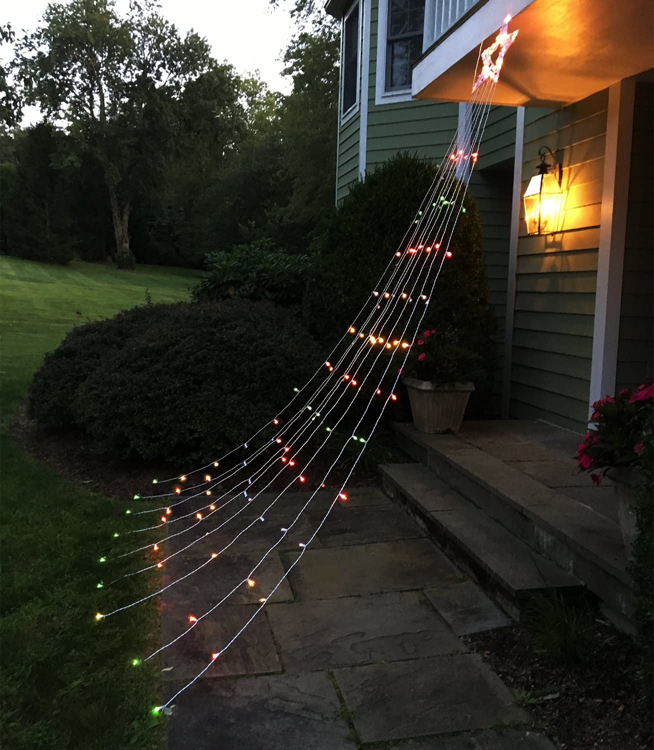 String Light Christmas Tree with Star - Image 7