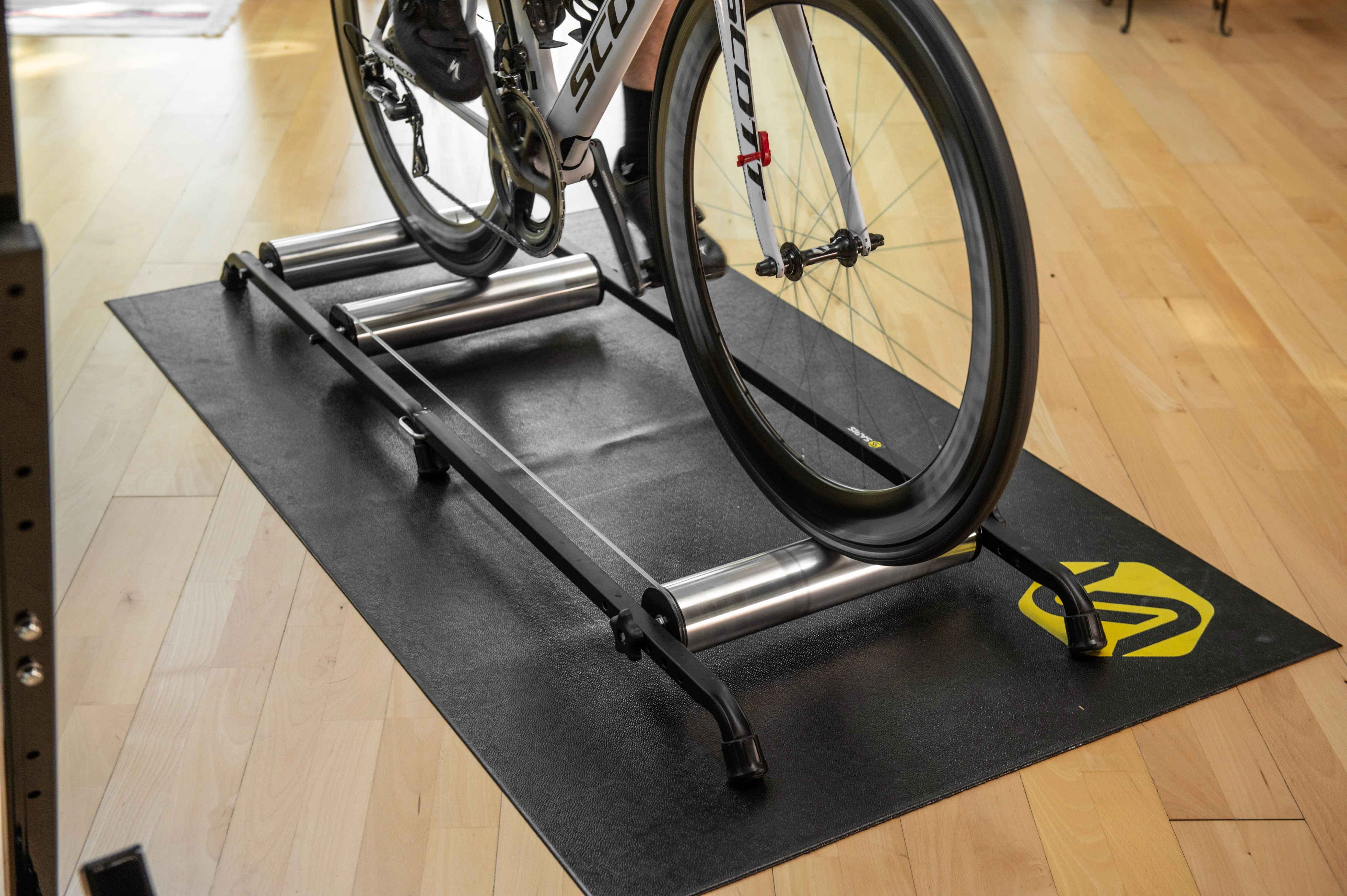 Saris Indoor Bike Trainer Mat For A Quiet & Stable Workout Offering Excellent Floor Protection - Image 6