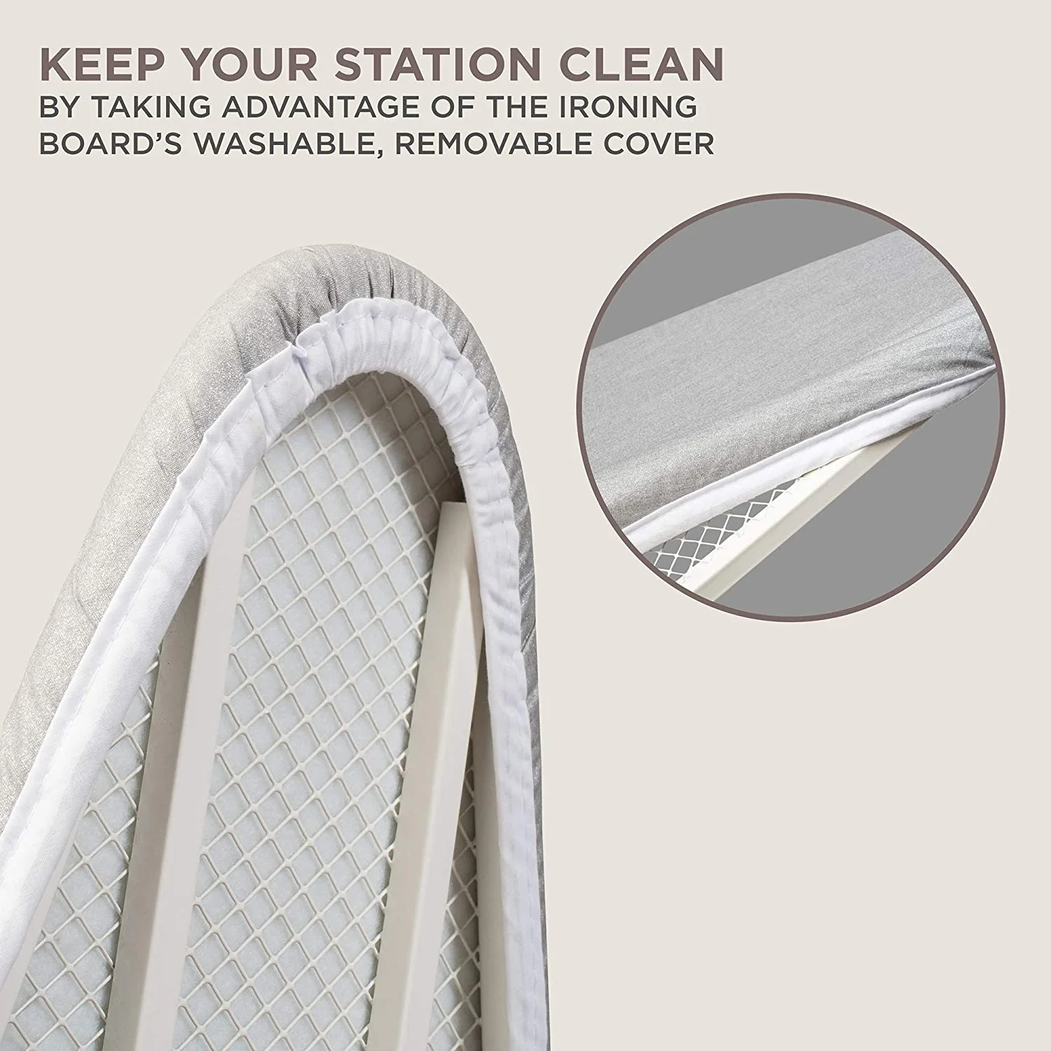 Ironing Board, Hanging Ironing Board & Ironing Board Cover W/ Mirror - Image 4