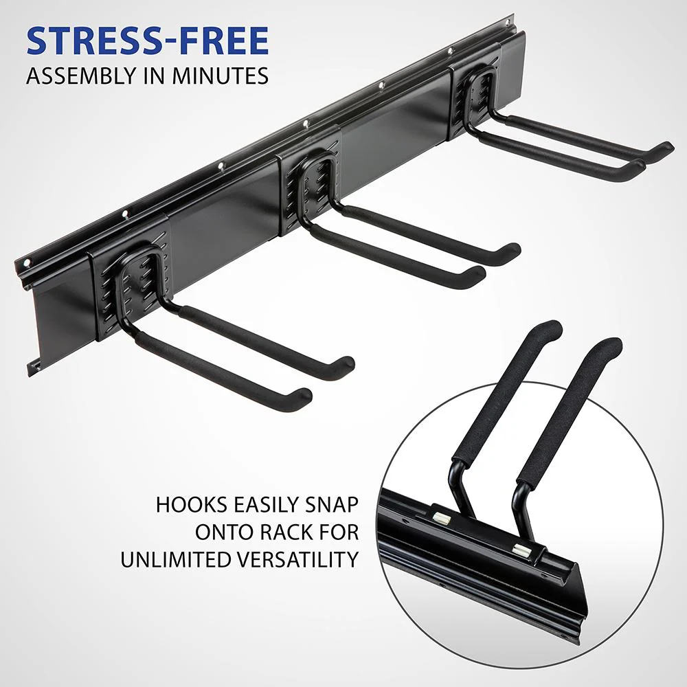 Chair Storage Rack, Wall Mounted Folding Chairs Organizer and Hanger System ,For Home, Garage, Heavy Duty - Image 4