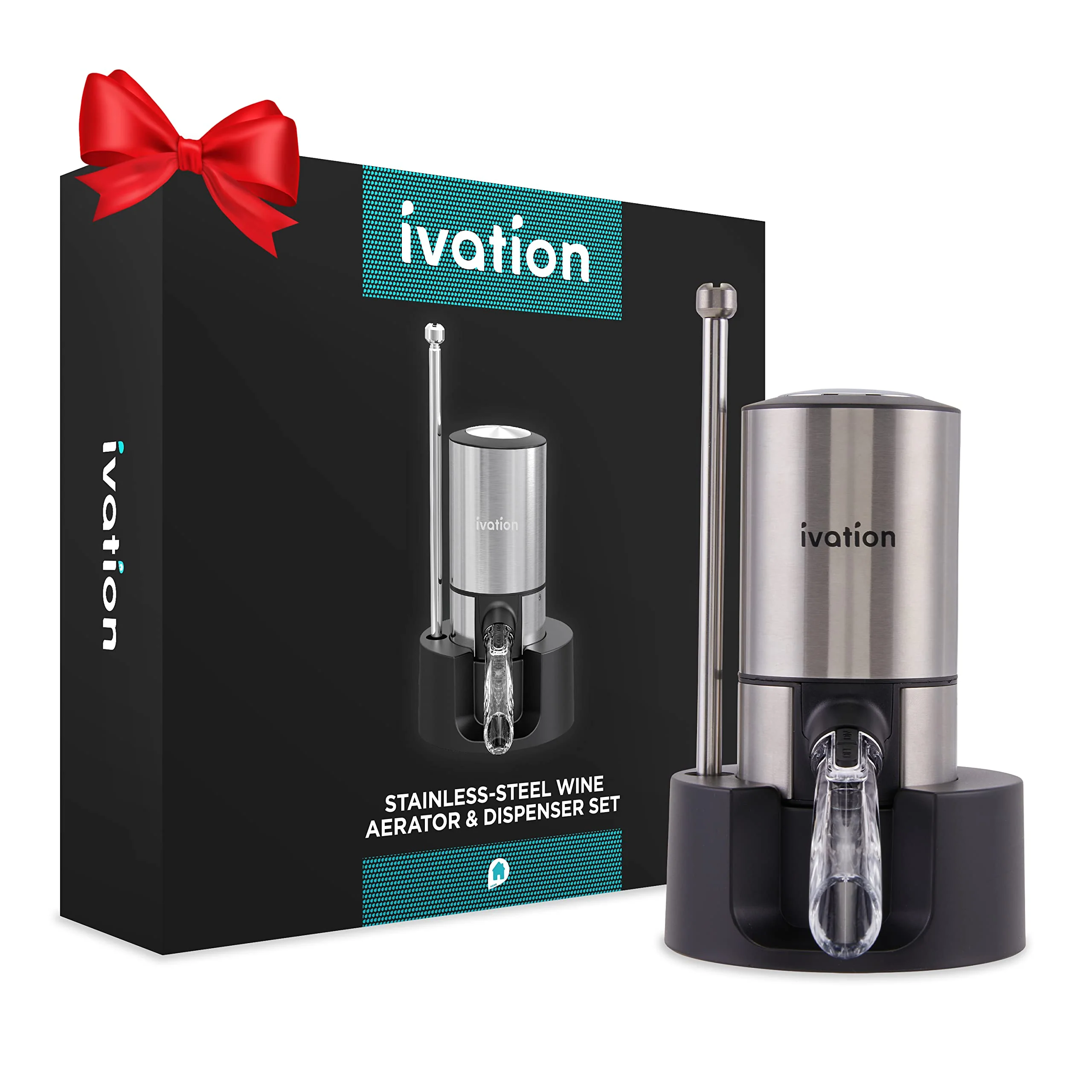 Ivation Wine Aerator & Wine Dispenser with Extension Rod, Battery-Operated Wine Aerator Pourer Spout - Image 7